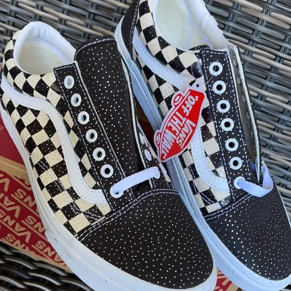 Vans Old Skool Confetti Black/True White MENS - Picture 7 of 16